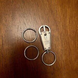 Tiffany & Co 1837 Valet Key Ring Chain in Sterling Silver